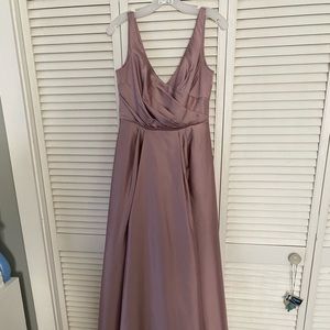 David’s Bridal blush bridesmaids dress- size 6